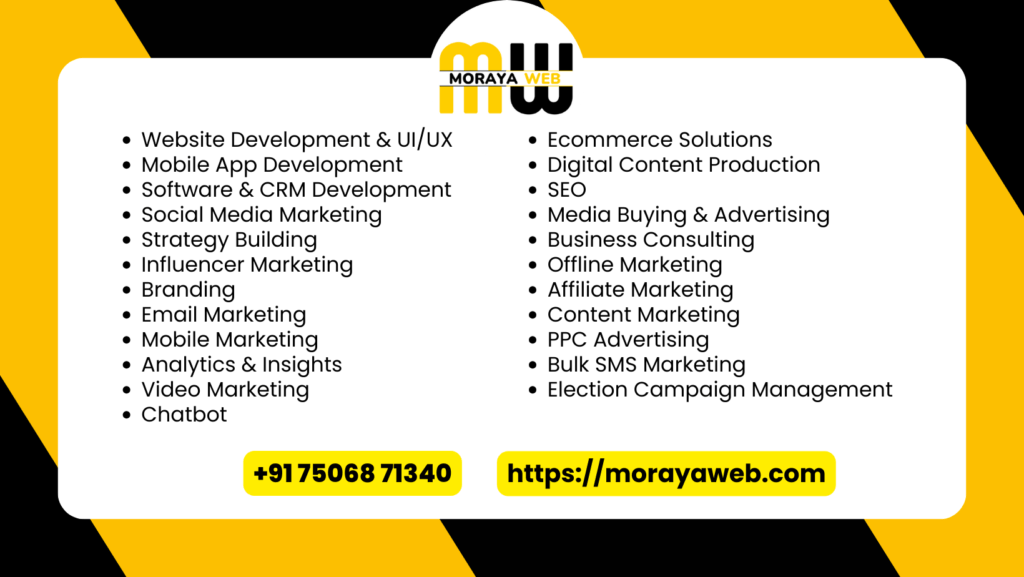 Moraya Web (Website Design & Development Agency) - India Udyam